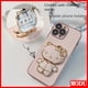 thumbnail image 3 of MODU Carcasa 6D Funda De Lujo Lindo Gato De Dibujos Animados Espejo Cosmético Soporte Cubierta , Adecuado Para g Samsung A11 A12 A13 A22 A32 A52 A72 4G 5G M11 M12 A52 Para Teléfono, 3 of 4