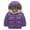 Dark Purple, variant on REDARER Baby Toddler Padded Hooded Jacket Boys Girls Winter Coat Insulated Plush Lined Outerwear Warm Clothing,Size:3-4 Years