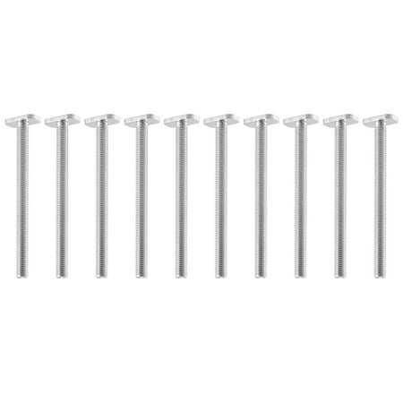 

10Pcs M8X100Mm T-Nut Sliding Screws for 30 Series Miter Track T-Slot Woodworking Tool