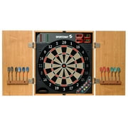 Sportcraft ELX2700 Electronic Dartboard and Cabinet Set