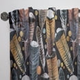 thumbnail image 3 of Designart 'Bird Feathers I' Animals Curtain Panel, 3 of 5