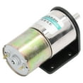 DC Worm Gear Motor Micro Brushed Self Locking Aluminum Alloy Industrial