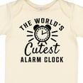 thumbnail image 4 of Inktastic The Worlds Cutest Alarm Clock Boys or Girls Baby Bodysuit, 4 of 5