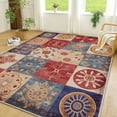 thumbnail image 2 of 1PC Tiled Pattern Area Rug Local Rug, Lightweight Washable Easy-to-Clean Carpet Mat Festival Gift, Suitable for Living Room, Bedroom, Dining Room, Office, Balcony, Room Accessones, 2 of 10