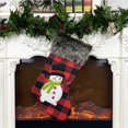 thumbnail image 4 of ziyahi Christmas Gift Socks Plush Christmas Stocking With Hanging Rope Xmas Tree Ornament Decorations, 4 of 4