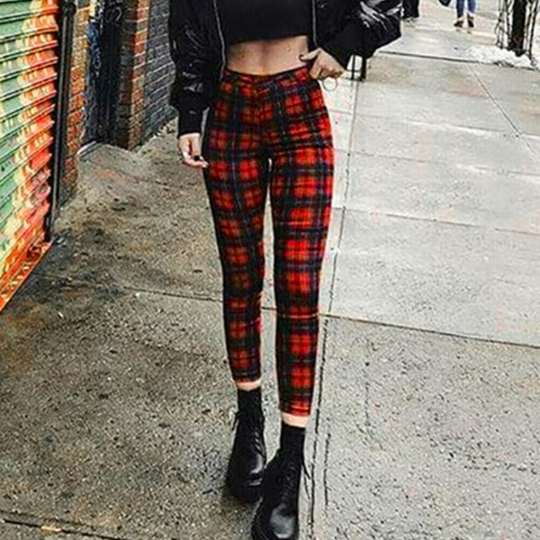 Check pants ladies sale