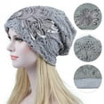 thumbnail image 5 of Travelwant Womens Lace Floral Beanie Turban Soft Sleep Cap Chemo Hats Fashion Slouchy Hat Hair Cover Bonnet, 5 of 7
