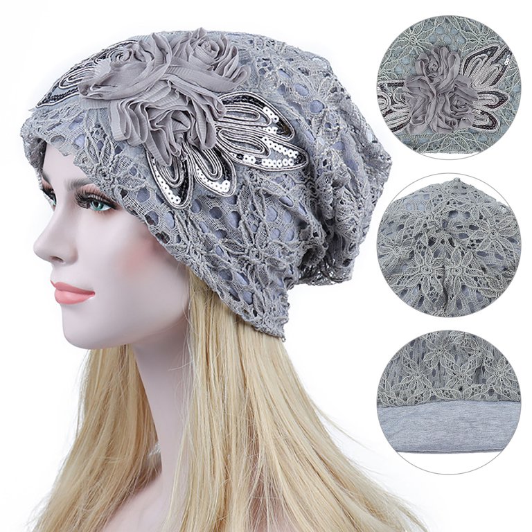 Native American Beanie Chemo Hat - Soft Knitted Slouchy Cap For Adults, Men & Women, Hair Loss Comfort