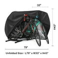 thumbnail image 2 of Housse de Protection Extérieure avec Trou de Verrouillage pour Vélos et Routes, Design Résistant aux Intempéries pour Toutes Saisons contre le Soleil, 2 of 8