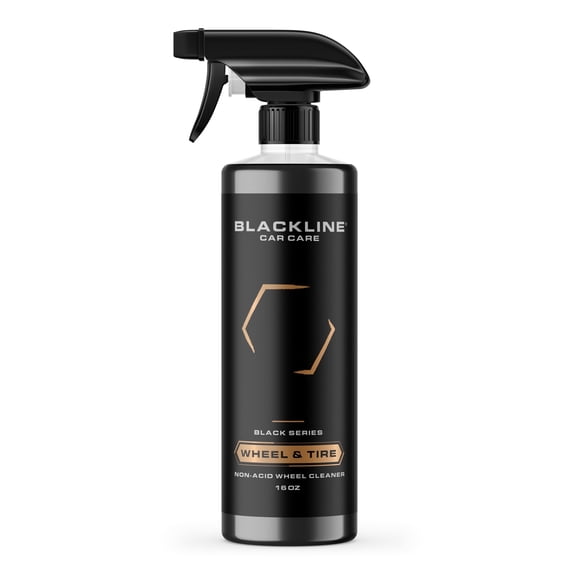 Blackline Wheel & Tire Cleaner Spray - Non-Acidic Brake Dust Remover Bug Remover & Wheel Cleaner for Cars, Trucks and More — Versatile, Fast Acting, and Safe for Most Finishes