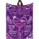 thumbnail image 1 of LHSHID Happy 60th Birthday Gifts Blanket for Women Her Wife Sister Mom Friends Grandmother Coworker Boss 60th Birthday Blankets Throw 60th Birthday Gift Ideas Gifts for 60th Birthday 50x60in, 1 of 6