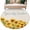 Beige, variant on Round Area Rug 8 Ft, Yellow Sunflowers Washable Non-Slip Circle Carpet for Living Room/Bedroom, Summer Floral Elegant Pastoral Botanical Collection Low-Profile Large Area Rugs for Indoor