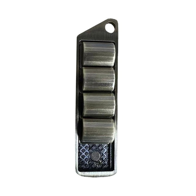 Finger Toy for ADHD and Stress Relief, Copper Silver Metal, 62*16*8mm, Portable and Fun