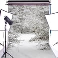 thumbnail image 1 of YUSDECOR 5X7ft Christmas Winter Snow Photograghy Backdrop Photo Background Photo studio prop, 1 of 4