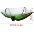 thumbnail image 4 of JMKQLZ Camping Hammock with Mosquito Net, Portable Double/Single Hammock, Easy Setup, Lightweight Hanging Bed for Indoor, Outdoor, Backpacking, Travel, Patio, Hiking, 4 of 6