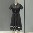 thumbnail image 4 of Ashirexll Midi Dresses for Women, Flowy Dresses for Women, Polka Dots Floral Casual Loose Summer Wedding Guest Dress, 4 of 4