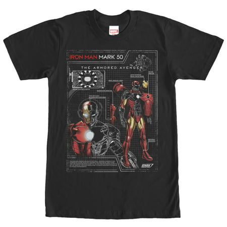 Marvel Men's Iron Man Mark 50 T-Shirt
