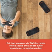 RadioShack 50W Gray and Orange Wireless Speaker