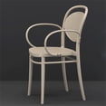 thumbnail image 2 of Compamia ISP258-DVR 17.3 in. Marcel XL Resin Outdoor Arm Chair, Taupe, 2 of 6