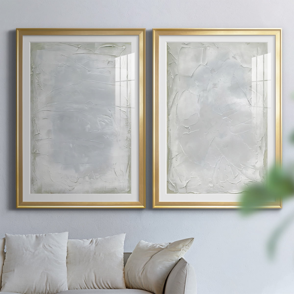 Wexford Home Subtle Transitions I Premium Framed Print, 26.5" x 36.5" - Ready to Hang, Gold (Set of 2)