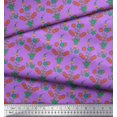thumbnail image 3 of Soimoi Rayon Fabric Leaves & Floral Print Fabric by the Yard 42 Inch Wide, 3 of 3