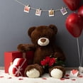 thumbnail image 4 of Oso de peluche gigante Teddy Bear HollyHome, 90 cm, color chocolate, 4 of 8