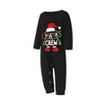 thumbnail image 3 of Elippeo Christmas Pajamas for Family, Long Sleeve Tops + Buffalo Plaid Pants Set Sleepwear Loungewear, 3 of 9