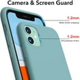 thumbnail image 3 of Liquid Silicone Case for iPhone 11, Slim Liquid Silicone Case with Open Bottom, Soft Gel Rubber Case Cover for iPhone 11(2019) 6.1 inch - Cactus, 3 of 12
