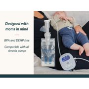 Ameda Spare Parts Kit for Breast Pump Includes: (4) Valves, (2) Silicone Tubing, (2) Silicone Diaphragms, (2) Adapter Caps, (1) Tubing Adapter