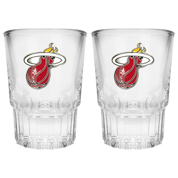 Miami Heat 2-Piece Prism Shot Glass Set