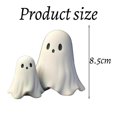thumbnail image 4 of Figura de fantasma de Halloween: estatua de fantasma de resina espeluznante, lindos adornos de fantasmas de dedos, para decoración de Halloween en interiores y porches, 4 of 5