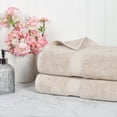 thumbnail image 2 of Superior 800 GSM Egyptian Cotton 2-Piece Bath Sheet Set, Soft Ultra Absorbent Towels, Coral, 2 of 7