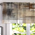 thumbnail image 3 of Valances for Windows,Rod Pocket,52 x 18 inch,Brown Grey Abstract, 3 of 6