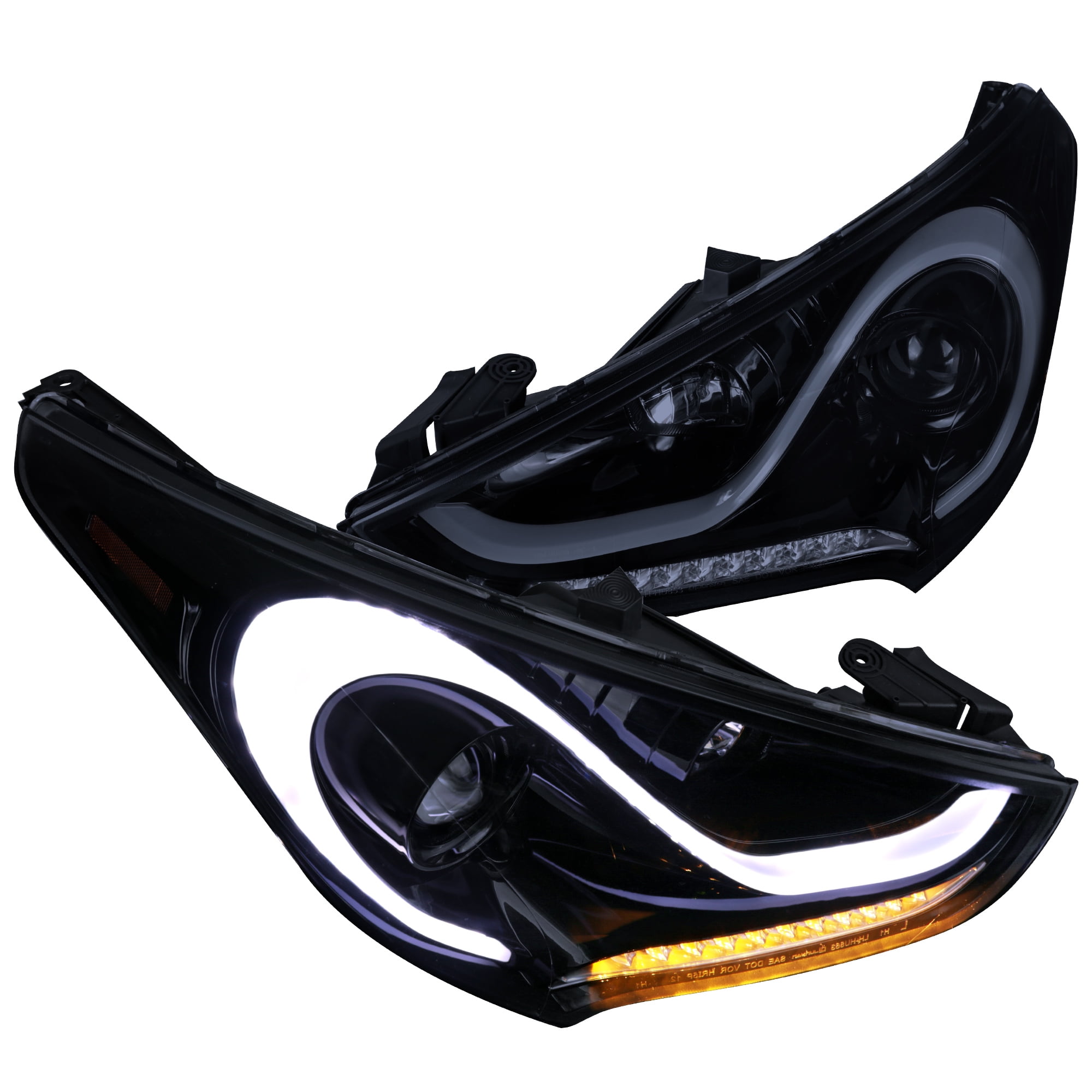 SpecD Tuning Led Projector Headlights W/ Sequential Led Signals Lights