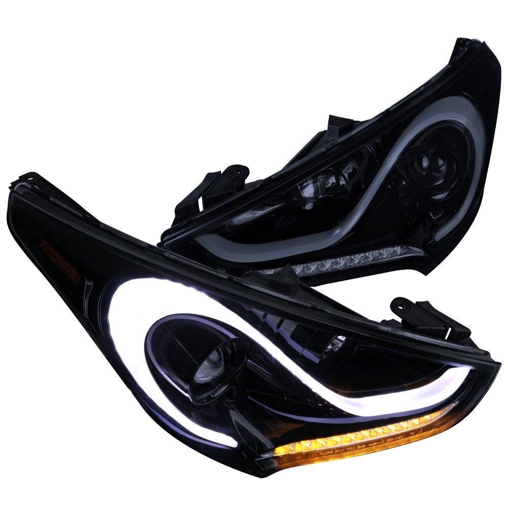 SpecD Tuning Led Projector Headlights W/ Sequential Led Signals Lights