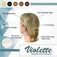 thumbnail image 2 of Popular Life Violette Fine Mesh Hair Nets, Brown, Medium Bulk Pack of 24, 2 of 5