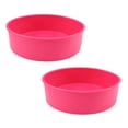thumbnail image 1 of Round Bread Mold Silicone 8 Inch Cake Pan, Round Baking Mold Set of 2, Non-Stick Bakeware Pan, Reusable Food-Grade, BPA Free, 1 of 5