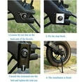thumbnail image 5 of Bike Kickstands, Bicycle Kickstand for 7.8/8.6/9.8/10.8/11.8in Wheels Bike, Adjustable Bike Kickstand for Mountain Bike Road Bicycle(1 Pack Black, for 7.8/8.6/9.8/10.8/11.8in Wheels), 5 of 6