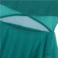 thumbnail image 7 of vastwit Women's Lyrical Ballet Dance Dress Cut Out Gymnastics High Low Skirted Leotard Teal X-Large, 7 of 7