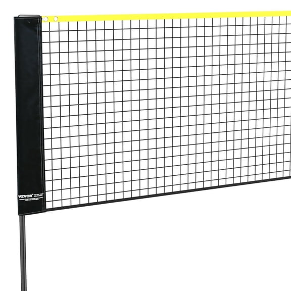 Adjustable Height Multi-Sport Net Set (Badminton/Volleyball/Pickleball/Tennis) - Heavy-Duty Nylon, Portable Foldable w/ Poles & Stands