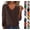 16# Coffee, variant on Sweaters for Women Fall V Neck Long Sleeve Tops Dressy Casual Knit Wool Sweater Cozy Lightweight Pullover Black XXL