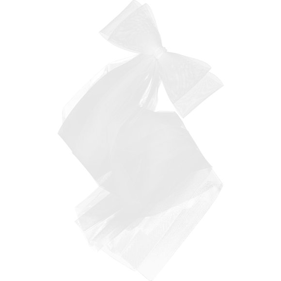 KAKOWELY Velo de novia Velo de novia Velo de lazo Velo de novia Vestido de novia Velo largo con clip