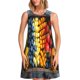 thumbnail image 1 of Easygdp Halloween Fruit Platter para Vestido Transpirable de Mujer, Vestido Suelto de Manga Corta con Pliegues y Bolsillos para el Verano, 1 of 1