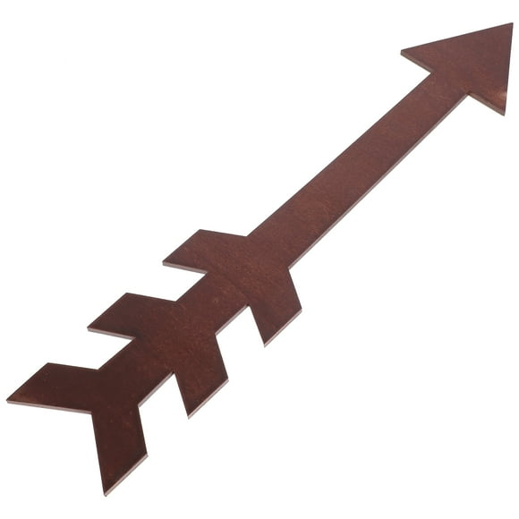 Decorative Wood Sign Wooden Arrow Road Sign Pendant for Wedding Banquet