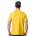 thumbnail image 4 of Gildan Men's Softstyle Pique Polo Shirt, Short Sleeve, Modern Classic Fit, Daisy, S-4XL, 1-Pack, 4 of 5