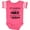 Football Pink and White, variant on Inktastic My Grandma is a Nurse and a Hero Boys or Girls Baby Bodysuit