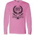 thumbnail image 3 of Inktastic Born in 1957 Limited Edition Long Sleeve T-Shirt, 3 of 5