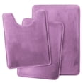 thumbnail image 2 of ALigoa Bathroom Rug Non Slip Memory Foam Bath Area Rugs, Set of 3 Water Absorbing Mat Ultra Soft Shower Rugs, 2 of 7