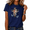 2-Navy blue, variant on COZYMY Women's Boho Sunflower Faith Quote Graphic Short Sleeve T-Shirt Religious Daily Soft Tees Tops