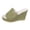 AG, variant on Rokment Linen Wedges Dress Slides Sandals for Women Beach Breathable Cotton Fabric Open Toe Platform Extra High Heels Fashion Casual Summer Espadrilles Heeled Slip on AG Size 6